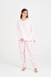 7538 RUIPEREZ 4XL PIJAMA MUJER FLORAL BOLSILLO