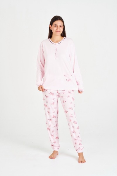 7538 RUIPEREZ 4XL PIJAMA MUJER FLORAL BOLSILLO