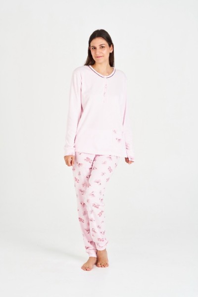 7538 RUIPEREZ 4XL PIJAMA MUJER FLORAL BOLSILLO