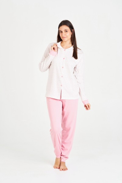 7555 RUIPEREZ 4XL PIJAMA MUJER ABIERTO ESTAMPADO