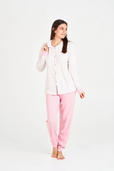 7555 RUIPEREZ 4XL PIJAMA MUJER ABIERTO ESTAMPADO