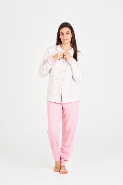 7555 RUIPEREZ 4XL PIJAMA MUJER ABIERTO ESTAMPADO