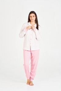 7555 RUIPEREZ 4XL PIJAMA MUJER ABIERTO ESTAMPADO