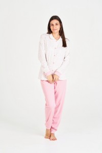 7555 RUIPEREZ 4XL PIJAMA MUJER ABIERTO ESTAMPADO