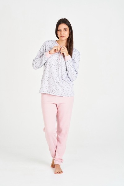 7533 RUIPEREZ 4XL PIJAMA MUJER VIGORE FLORECITAS