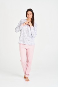 7533 RUIPEREZ M-3XL PIJAMA MUJER VIGORE FLORECITAS