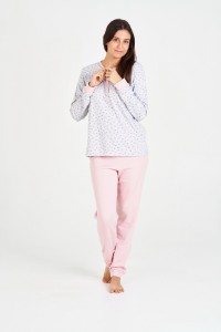 7533 RUIPEREZ M-3XL PIJAMA MUJER VIGORE FLORECITAS
