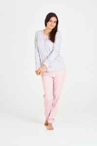 7533 RUIPEREZ M-3XL PIJAMA MUJER VIGORE FLORECITAS