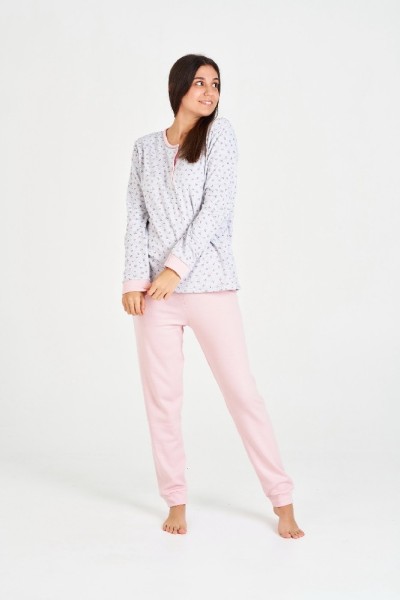 7533 RUIPEREZ M-3XL PIJAMA MUJER VIGORE FLORECITAS