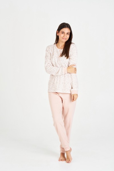 7532 RUIPEREZ M-3XL PIJAMA MUJER FLORECITAS