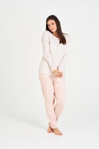 7532 RUIPEREZ 4XL PIJAMA MUJER FLORECITAS