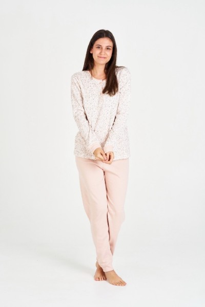 7532 RUIPEREZ 4XL PIJAMA MUJER FLORECITAS