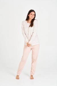7532 RUIPEREZ 4XL PIJAMA MUJER FLORECITAS