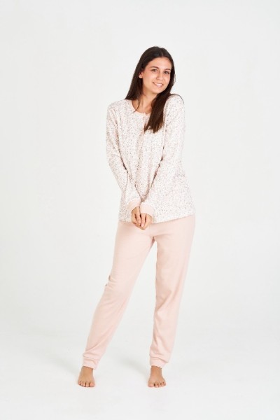 7532 RUIPEREZ M-3XL PIJAMA MUJER FLORECITAS