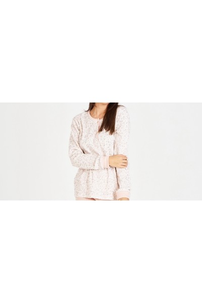 7532 RUIPEREZ 4XL PIJAMA MUJER FLORECITAS