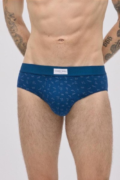20421 YSABEL MORA PACK-2 SLIP HOMBRE ALGODON FANTASIA