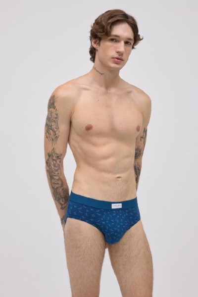 20421 YSABEL MORA PACK-2 SLIP HOMBRE ALGODON FANTASIA