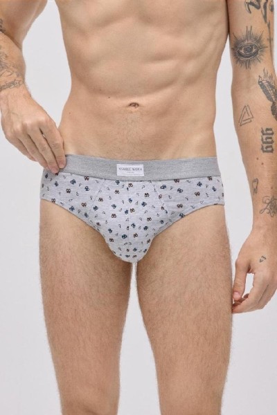 20421 YSABEL MORA PACK-2 SLIP HOMBRE ALGODON FANTASIA
