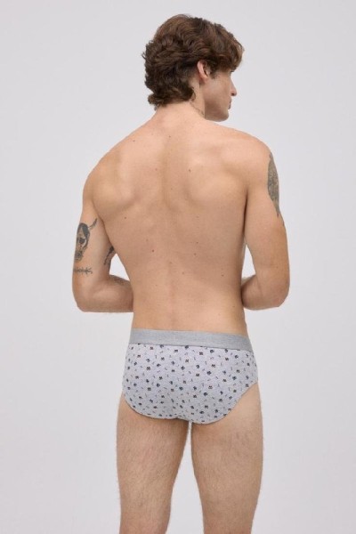 20421 YSABEL MORA PACK-2 SLIP HOMBRE ALGODON FANTASIA