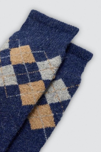 22956 YSABEL MORA CALCETIN HOMBRE ANGORA FANTASÍA