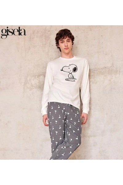 2 20335S GISELA PIJAMA HOMBRE SNOOPY