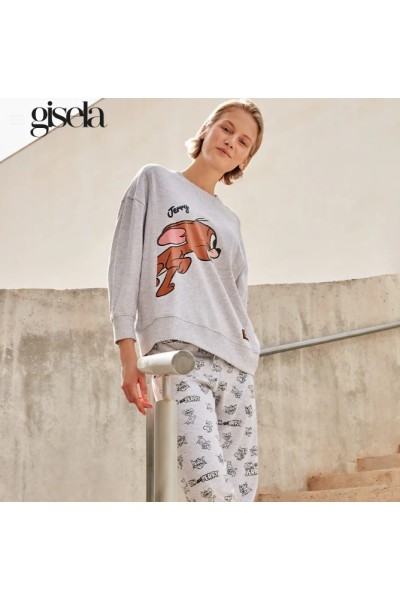 2 20348S GISELA PIJAMA MUJER TOM  JERRY