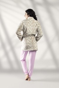 1030-CR LIN BATA MUJER CORALINA HOJAS