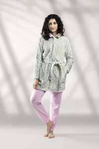 1031-CR LIN BATA MUJER CORALINA HOJAS