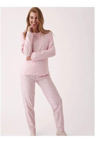 N20192 PROMISE PIJAMA MUJER FLORAL