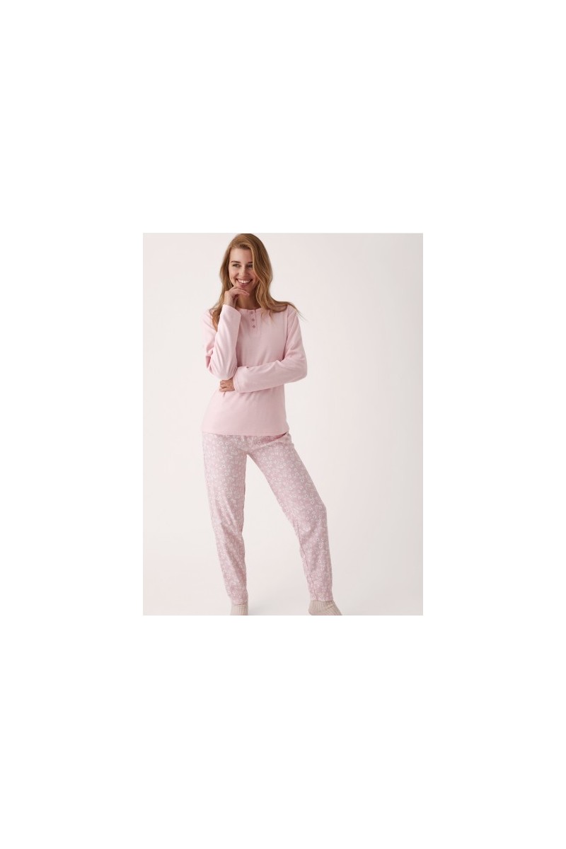 N20192 PROMISE PIJAMA MUJER FLORAL