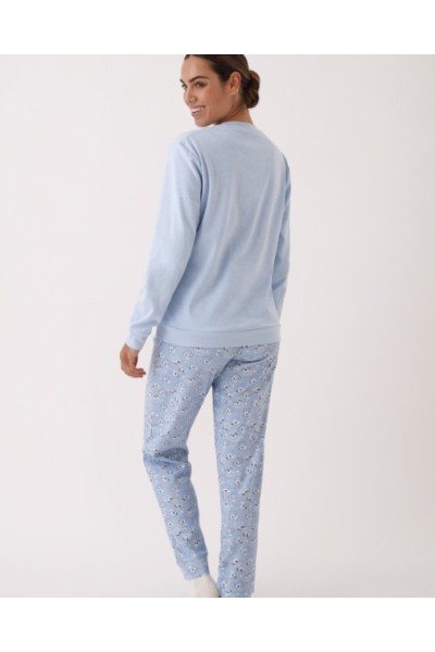 N20232 PROMISE PIJAMA MUJER WOOF