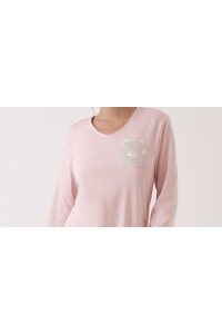 N20152 PROMISE PIJAMA MUJER FLORAL BOLSILLO