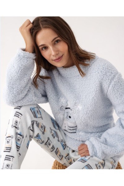 N20492 PROMISE PIJAMA MUJER OSITO