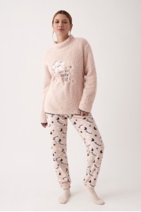 N20532 PROMISE PIJAMA MUJER ESTRELLAS LUNA