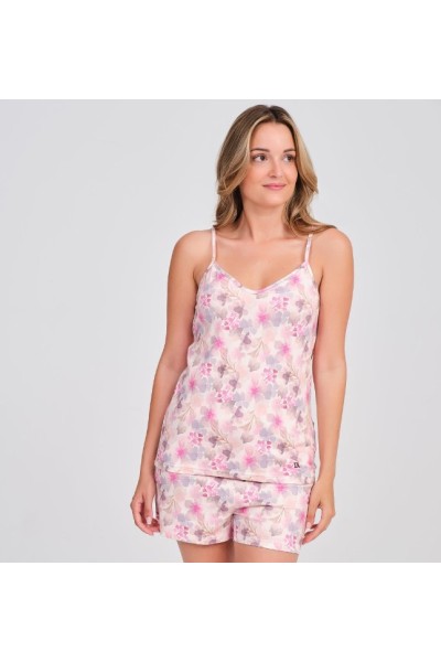 DA26S438 DON ALGODON PIJAMA MUJER FLORAL
