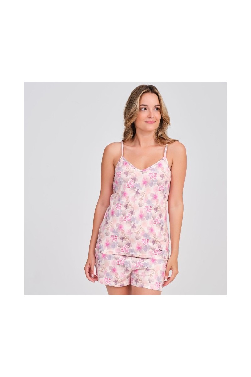 DA26S438 DON ALGODON PIJAMA MUJER FLORAL