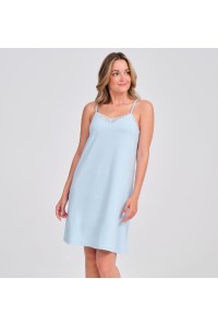 DA26S431 DON ALGODON CAMISON MUJER ENCAJE ESCOTE