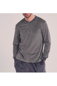 DA25W308 DON ALGODON PIJAMA HOMBRE RAYAS