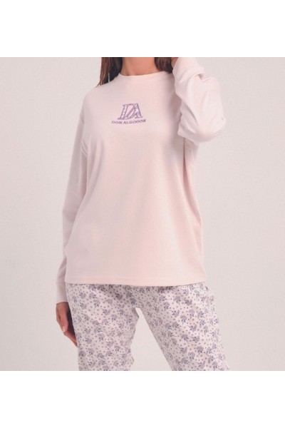 DA25W406 DON ALGODON PIJAMA MUJER ALGODON
