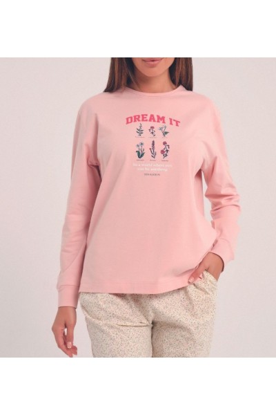 DA25W409 DON ALGODON PIJAMA MUJER DREAM IT