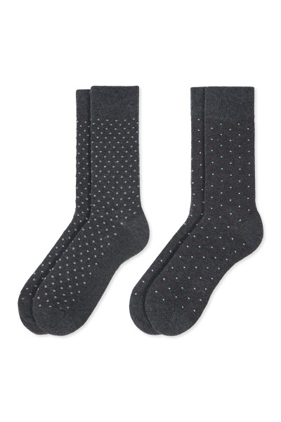 0214000 SOXLAND PACK-2 CALCETIN HOMBRE ESPIGA PUNTITOS