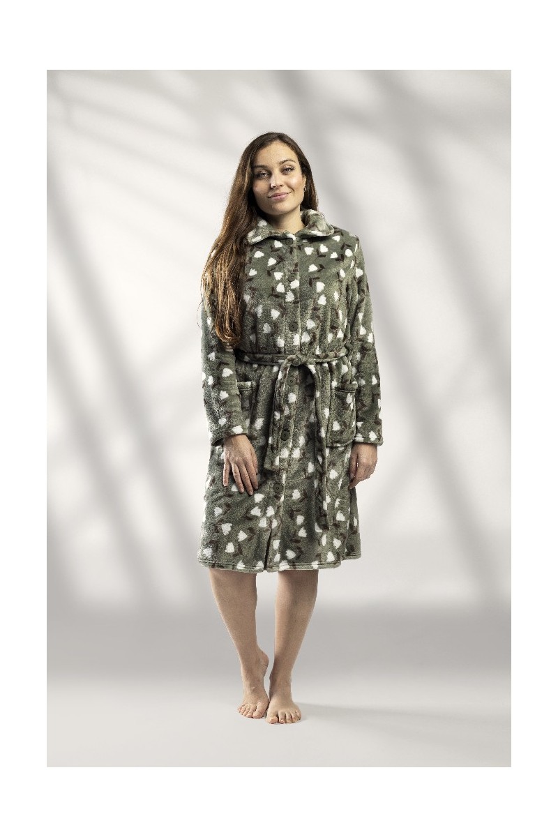 1034 LIN M-2XL BATA MUJER CORALINA TULIPANES