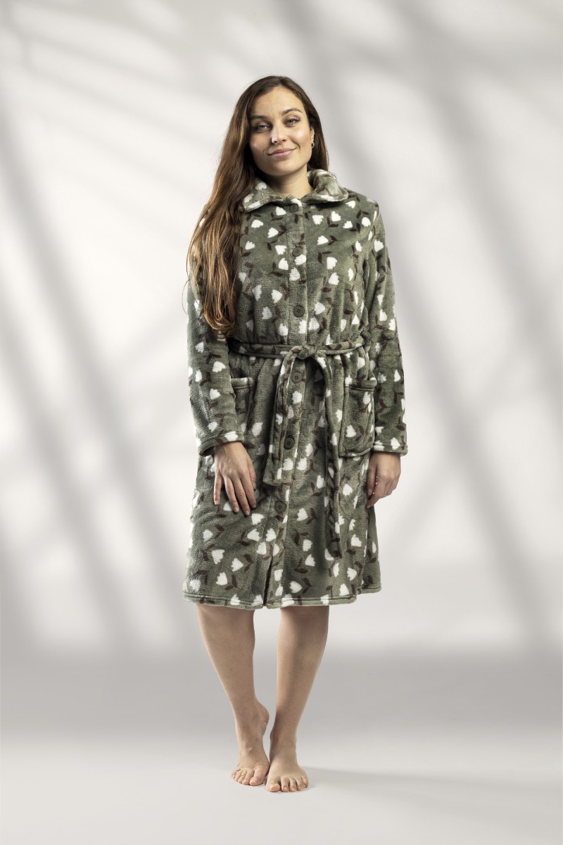 1034 LIN 3XL-5XL BATA MUJER CORALINA TULIPANES