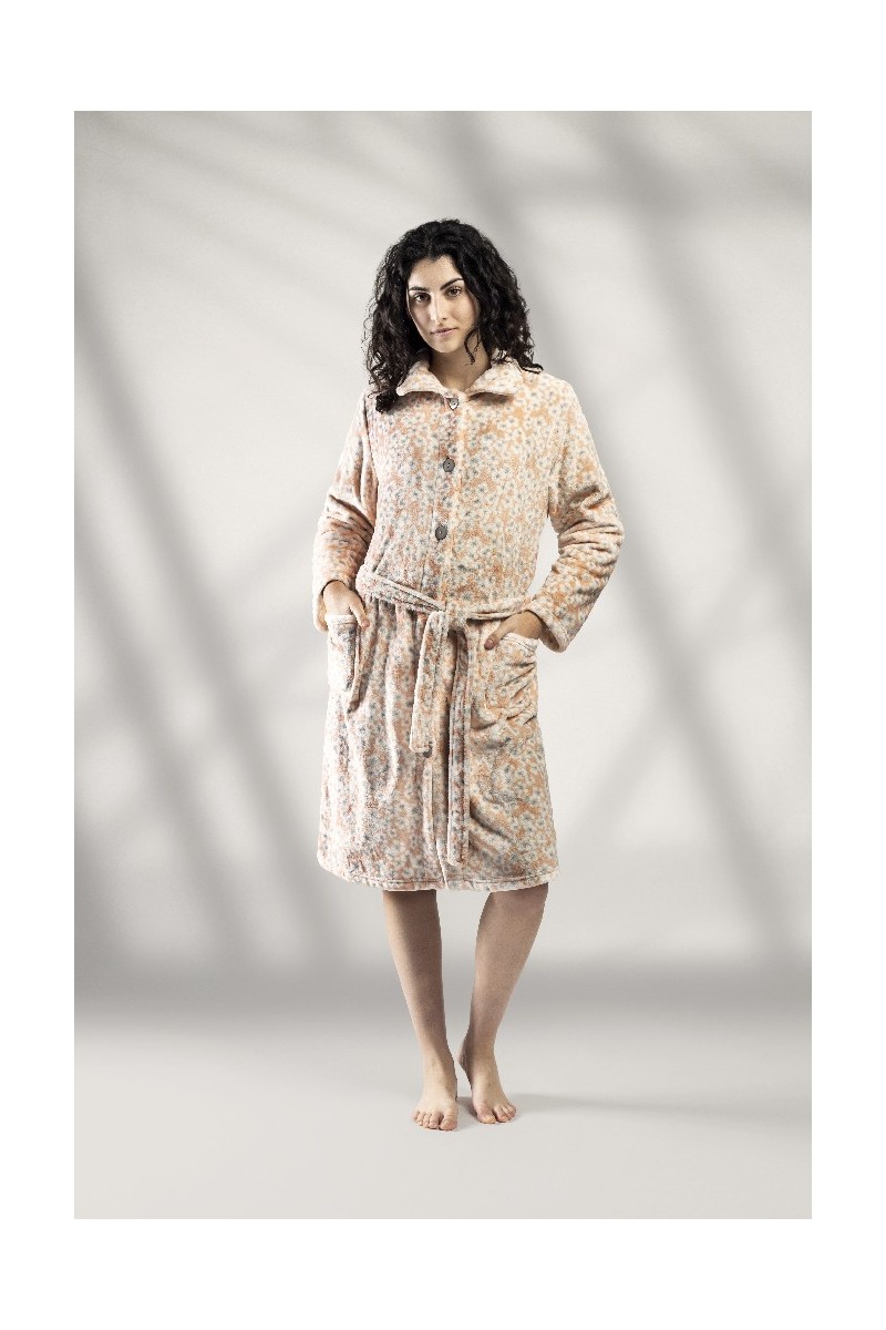 1025 LIN BATA MUJER CORALINA FLORAL 1025 LIN BATA MUJER CORALINA FLORAL