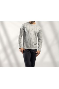 6550 LIN 3XL-5XL PIJAMA HOMBRE CUADRITOS