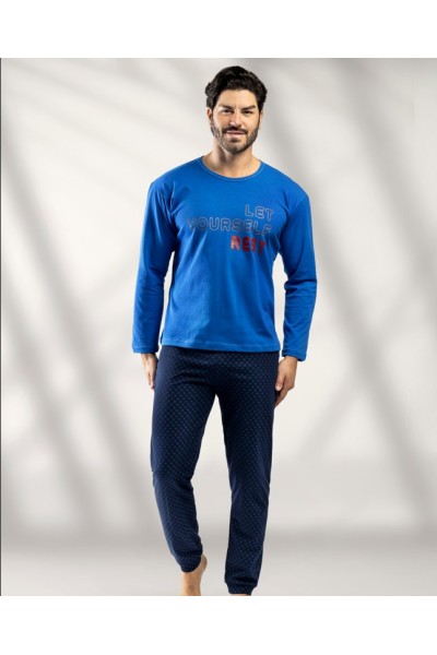 6559 LIN PIJAMA HOMBRE LET YOURSELF REST