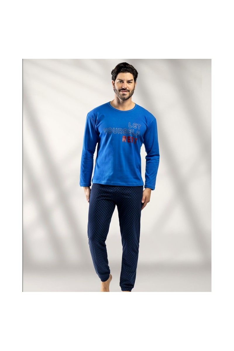 6559 LIN PIJAMA HOMBRE LET YOURSELF REST