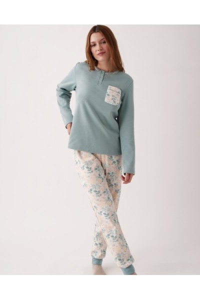 N19983 PROMISE PIJAMA MUJER 3 PIEZAS