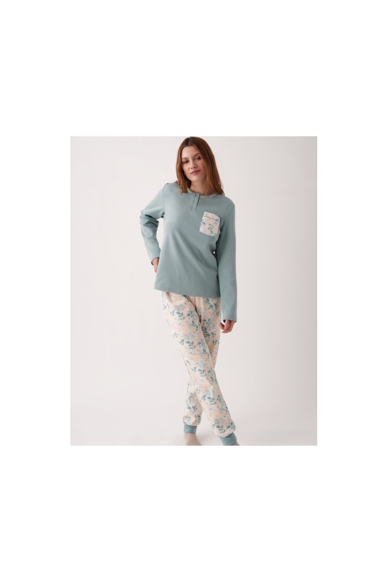N19983 PROMISE PIJAMA MUJER 3 PIEZAS
