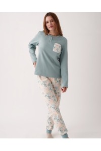 N19983 PROMISE PIJAMA MUJER 3 PIEZAS